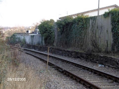 Brecon and Merthyr Railway, Bassaleg Station, December 2005